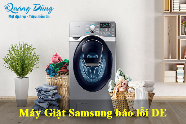 Máy Giặt Samsung Báo Lỗi DE