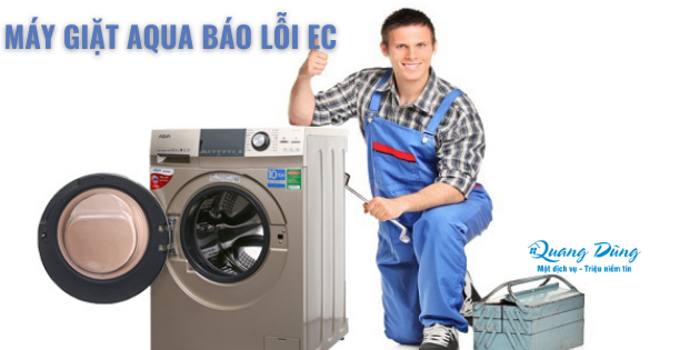 Máy giặt Aqua báo lỗi EC