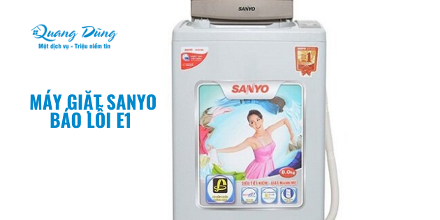 Máy giặt Sanyo báo lỗi E1