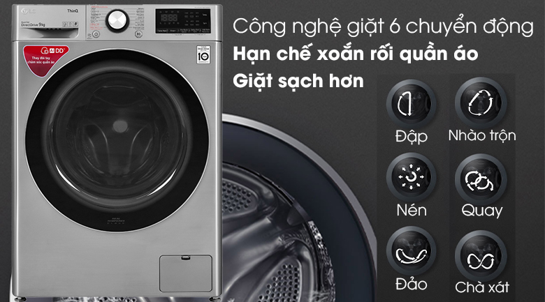 Máy Giặt LG Inverter - tiết kiệm điện năng - công nghệ hiện đại