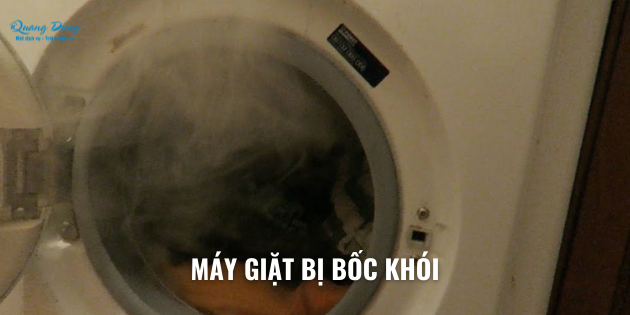 Máy giặt bị bốc khói, nguyên nhân do đâu?